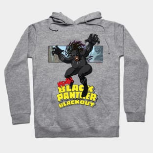 MSAB! BlackPanther Blackout cut out w/logo design Hoodie